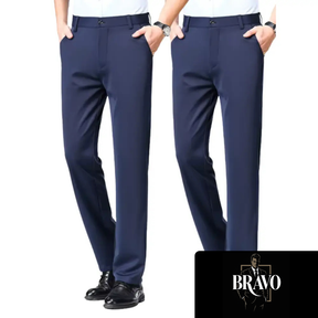 Kit Com 2 Calças Sociais de Alfaiataria Bravo - [Compre 1 e Leve 2]
