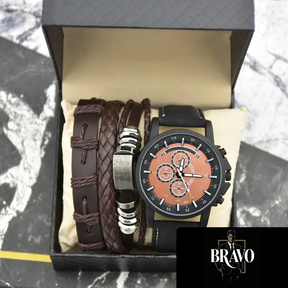 Kit Masculino Relógio mais Pulseira Lumenous