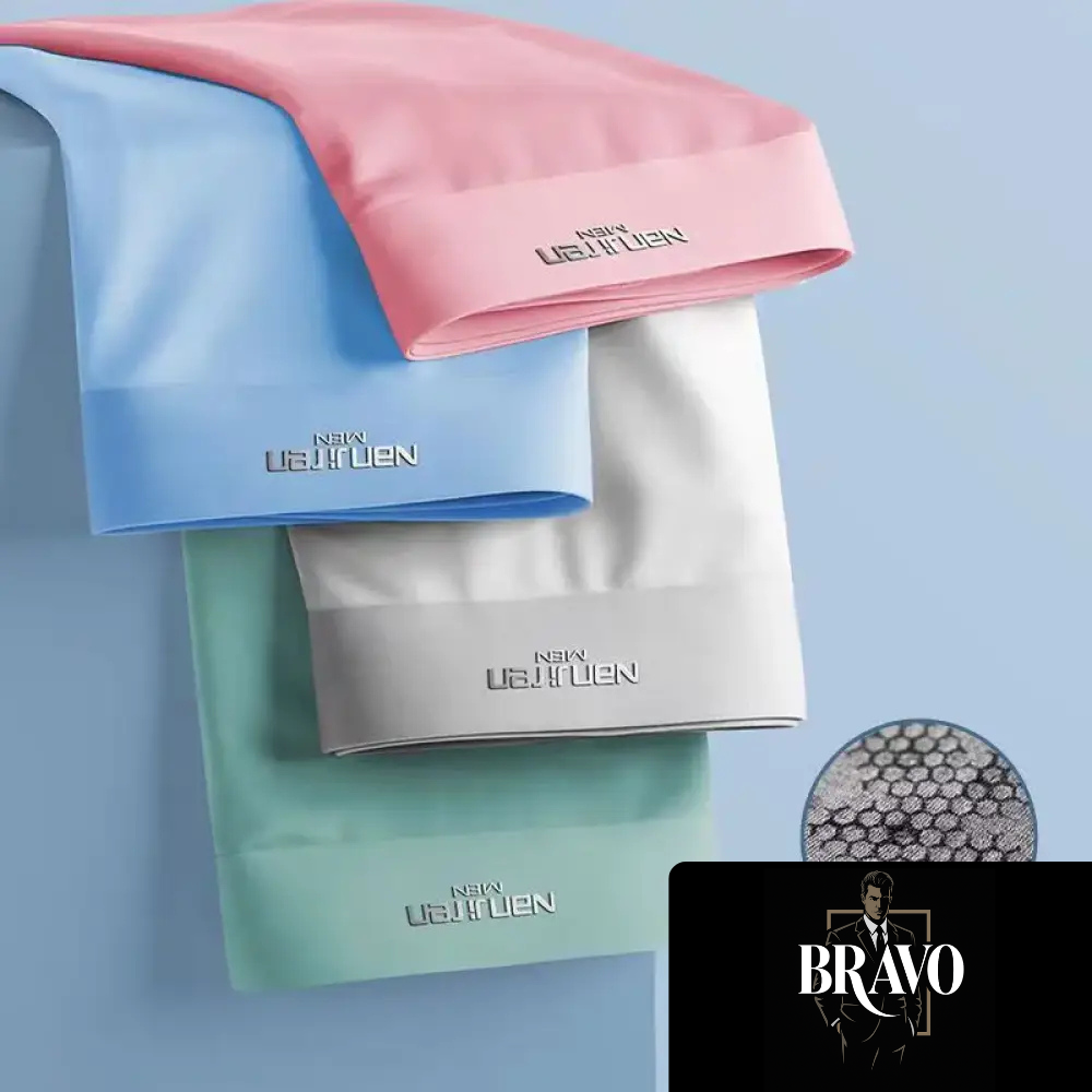 Cueca Bravo IceSilk - kit 4 cuecas