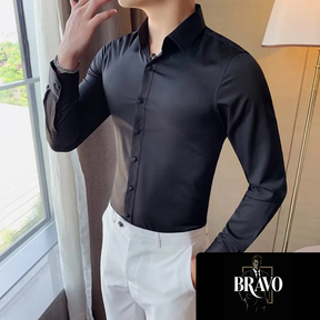 Camisa Masculina Social Slim Fit Britanic