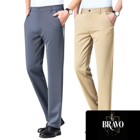 Kit Com 2 Calças Sociais de Alfaiataria Bravo - [Compre 1 e Leve 2]