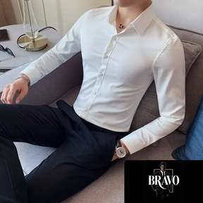 Camisa Masculina Social Slim Fit Britanic