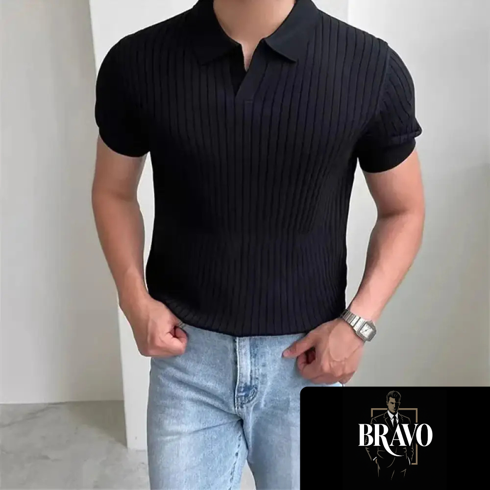 Camisa Polo Canelada Alfa Donk