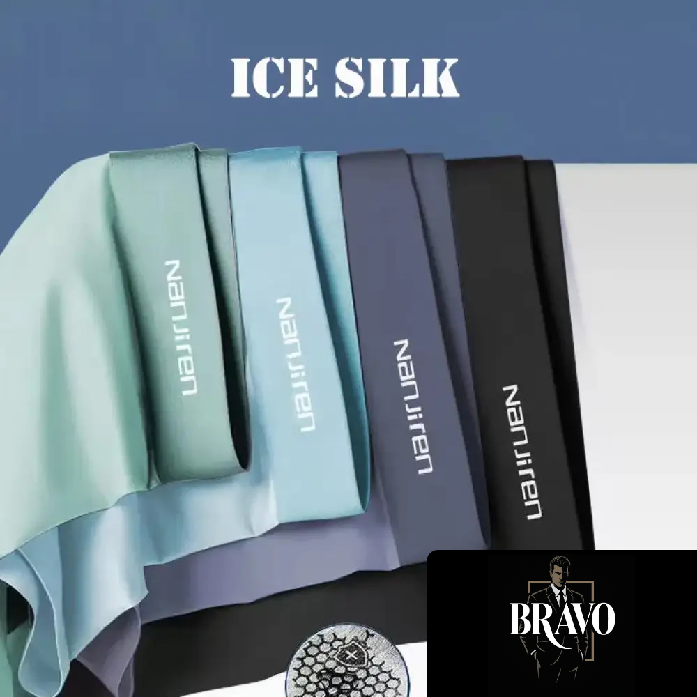 Cueca Bravo IceSilk - kit 4 cuecas