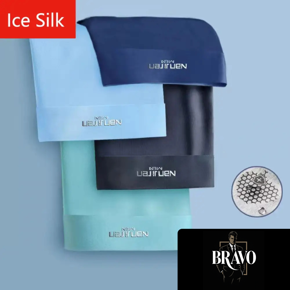Cueca Bravo IceSilk - kit 4 cuecas