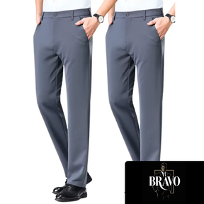 Kit Com 2 Calças Sociais de Alfaiataria Bravo - [Compre 1 e Leve 2]