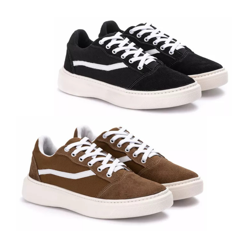 Tênis casual ATR1 – Pague 1 Leve 2 – Você Escolhe as Cores